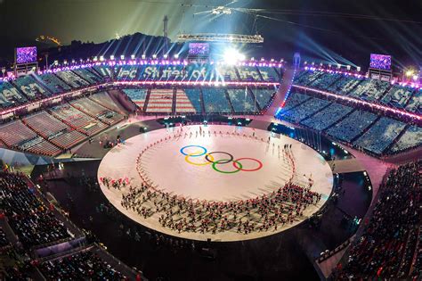 The 2018 Winter Olympics Opening Ceremony: A Breathtaking Spectacle Featuring Cutting-Edge Technology and Cultural Heritage